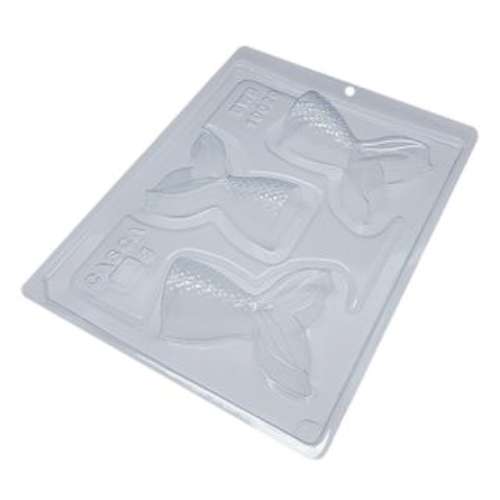 Medium Mermaid Tail Chocolate Mould - 3 piece